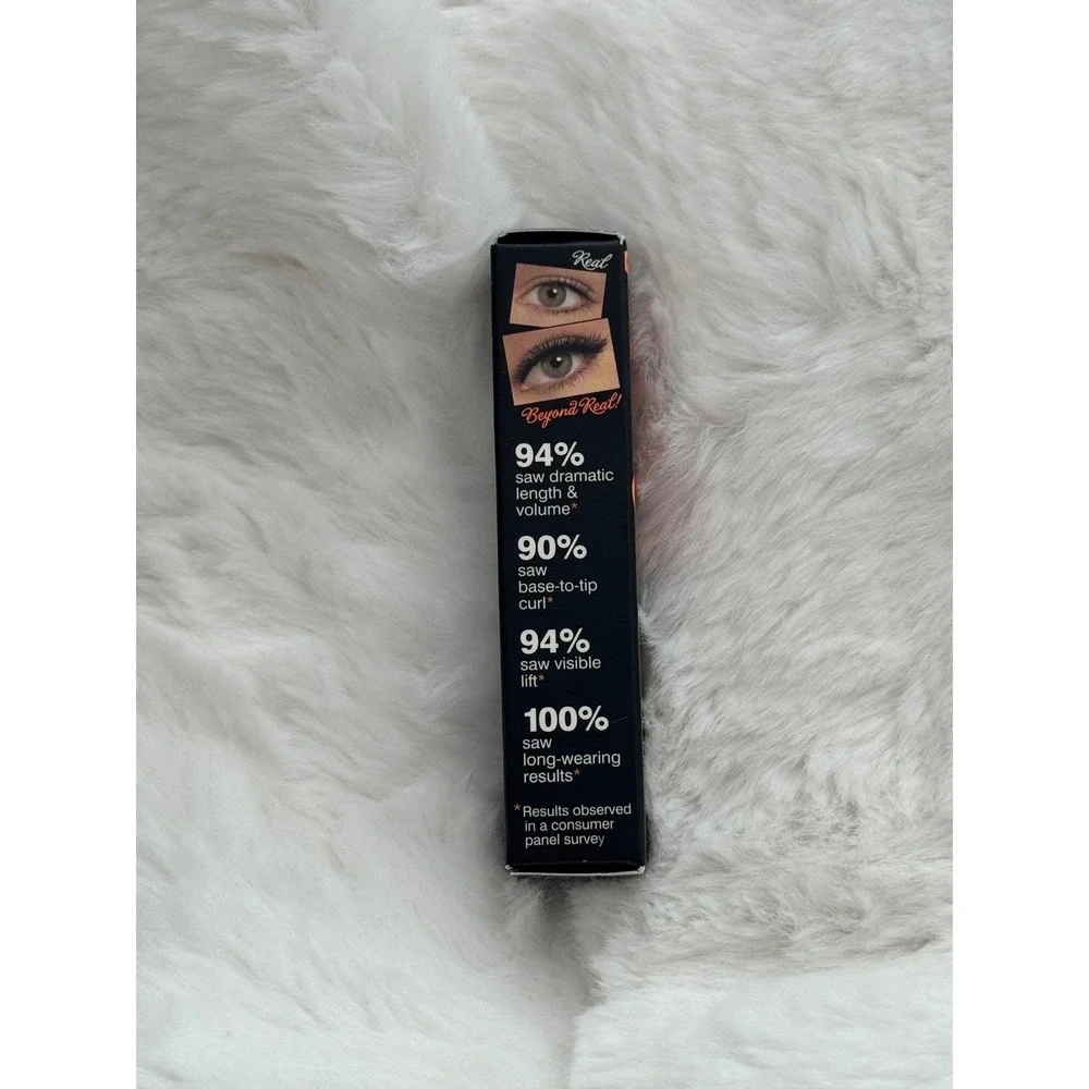 Benefit They're Real! Lengthening Mascara Jet Black - Travel Size 3.0g/0.1oz NIB